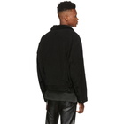 R13 Black Corduroy Reed Oversized Jacket