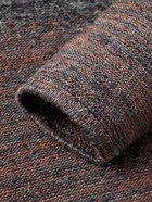 INIS MEÁIN - Mélange Linen Sweater - Gray