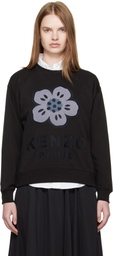 Kenzo Black Kenzo Paris 'Boke Flower' Embroidered Sweatshirt
