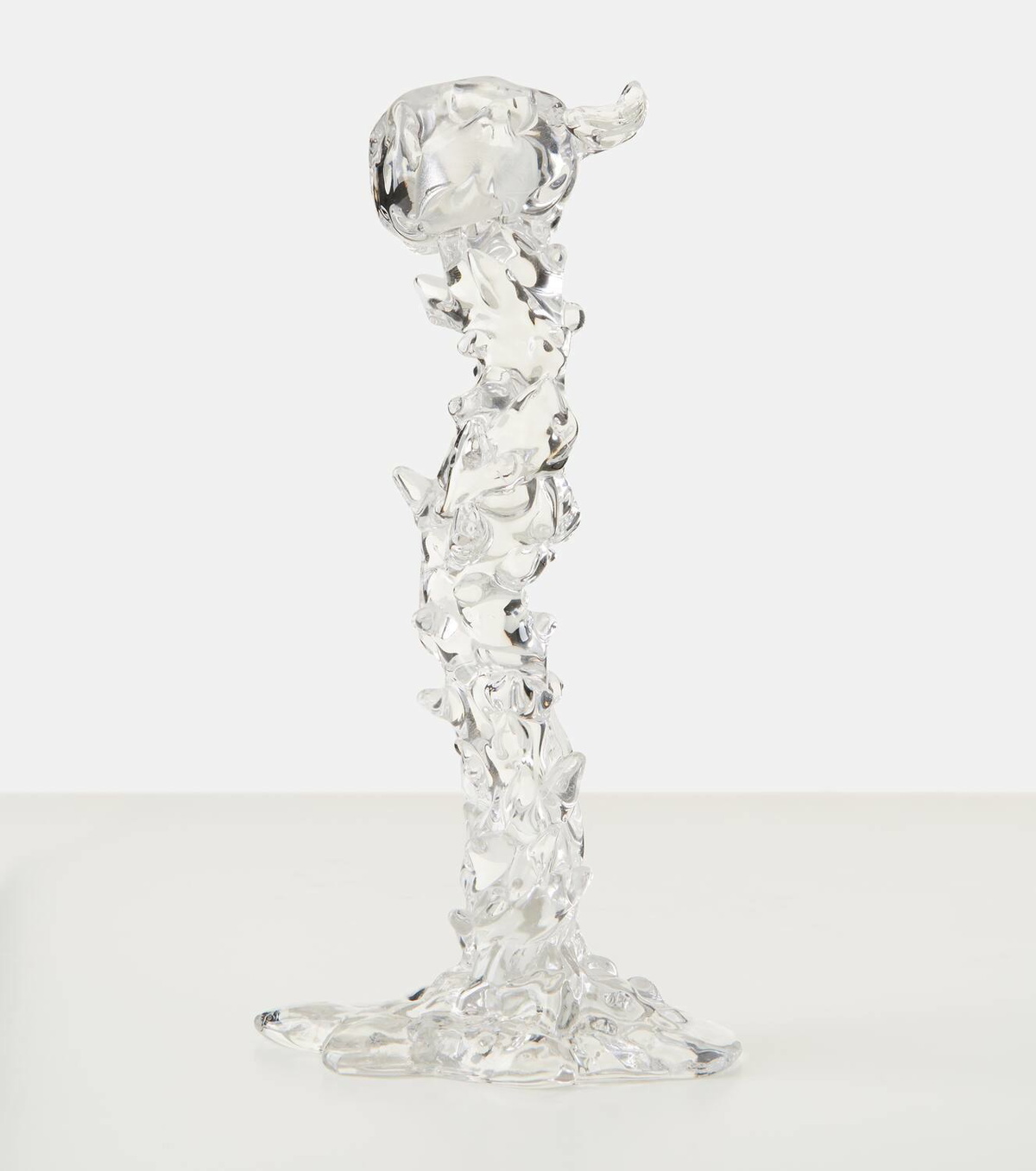 Polspotten Drip Large glass candle holder by Pascal Smelik