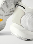 ROA - Sella Leather and Mesh Sneakers - Neutrals
