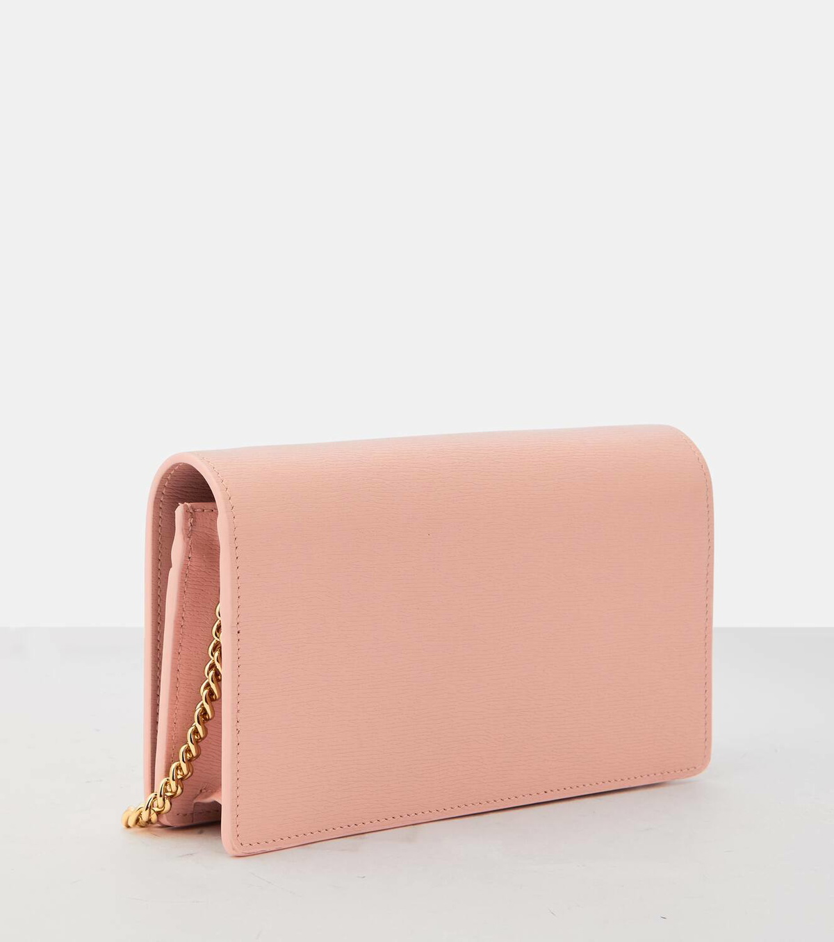 Gucci Gucci Script leather wallet on chain Gucci