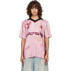 Andersson Bell Pink Printed Football Jersey T-shirt