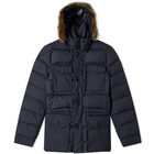 Moncler Augert Down Filled Fur Hooded Jacket