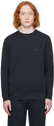 BOSS Navy Patch Sweatshirt