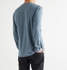 James Perse - Combed Cotton-Jersey T-Shirt - Blue