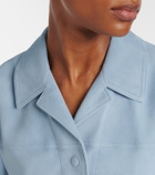 Tom Ford Cropped suede blouson jacket
