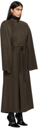 KHAITE Green Rothen Coat