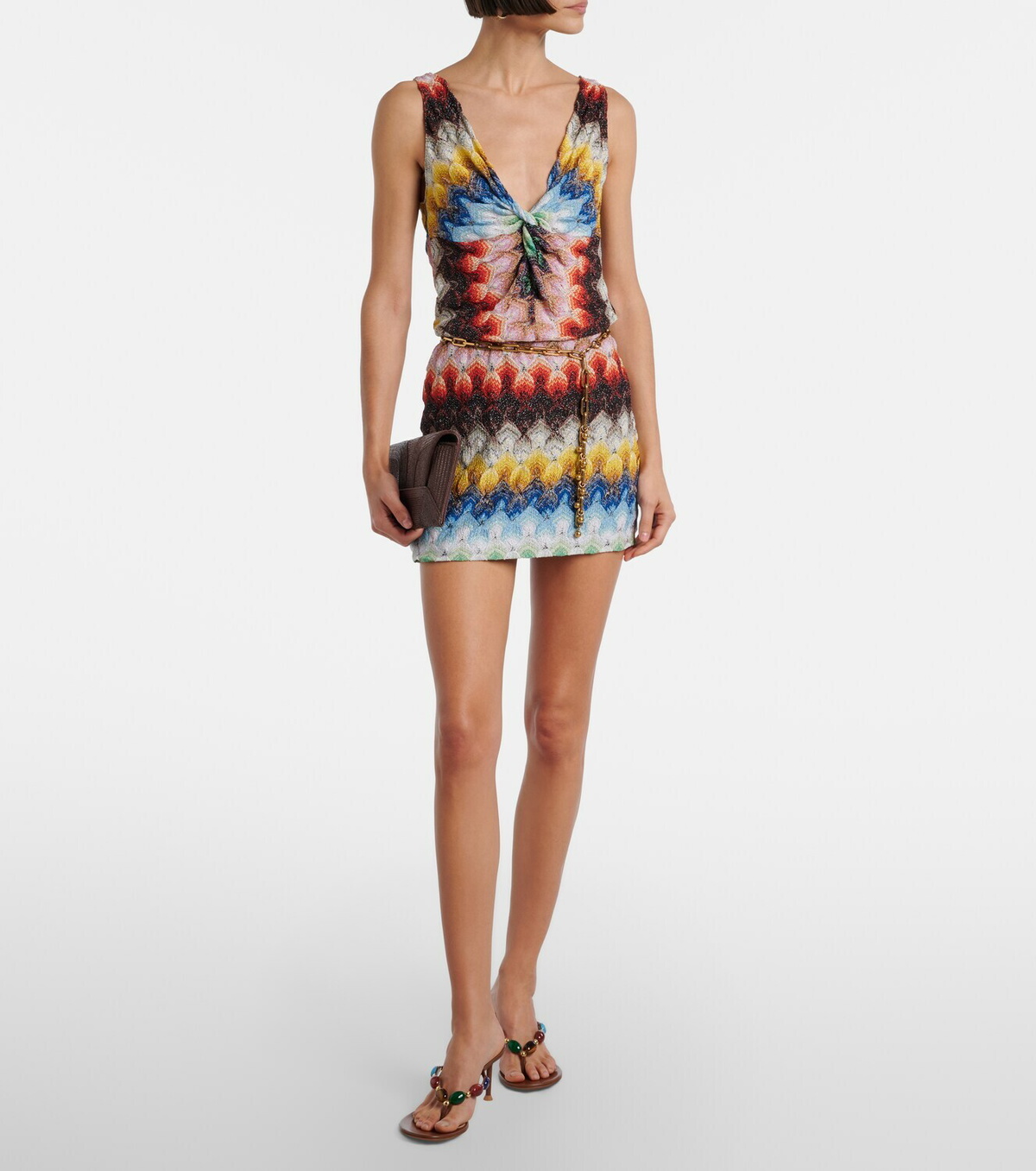 Missoni Lamé miniskirt