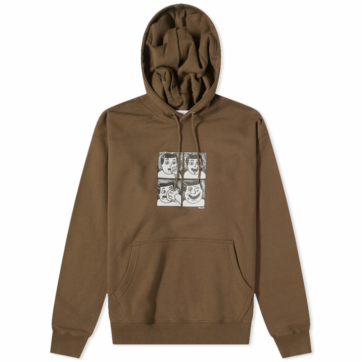 Photo: Polar Skate Co. Men's Dave Punch Hoodie in Brown