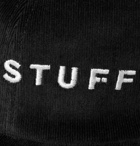 Flagstuff - Logo-Embroidered Cotton-Corduroy Baseball Cap - Men - Black