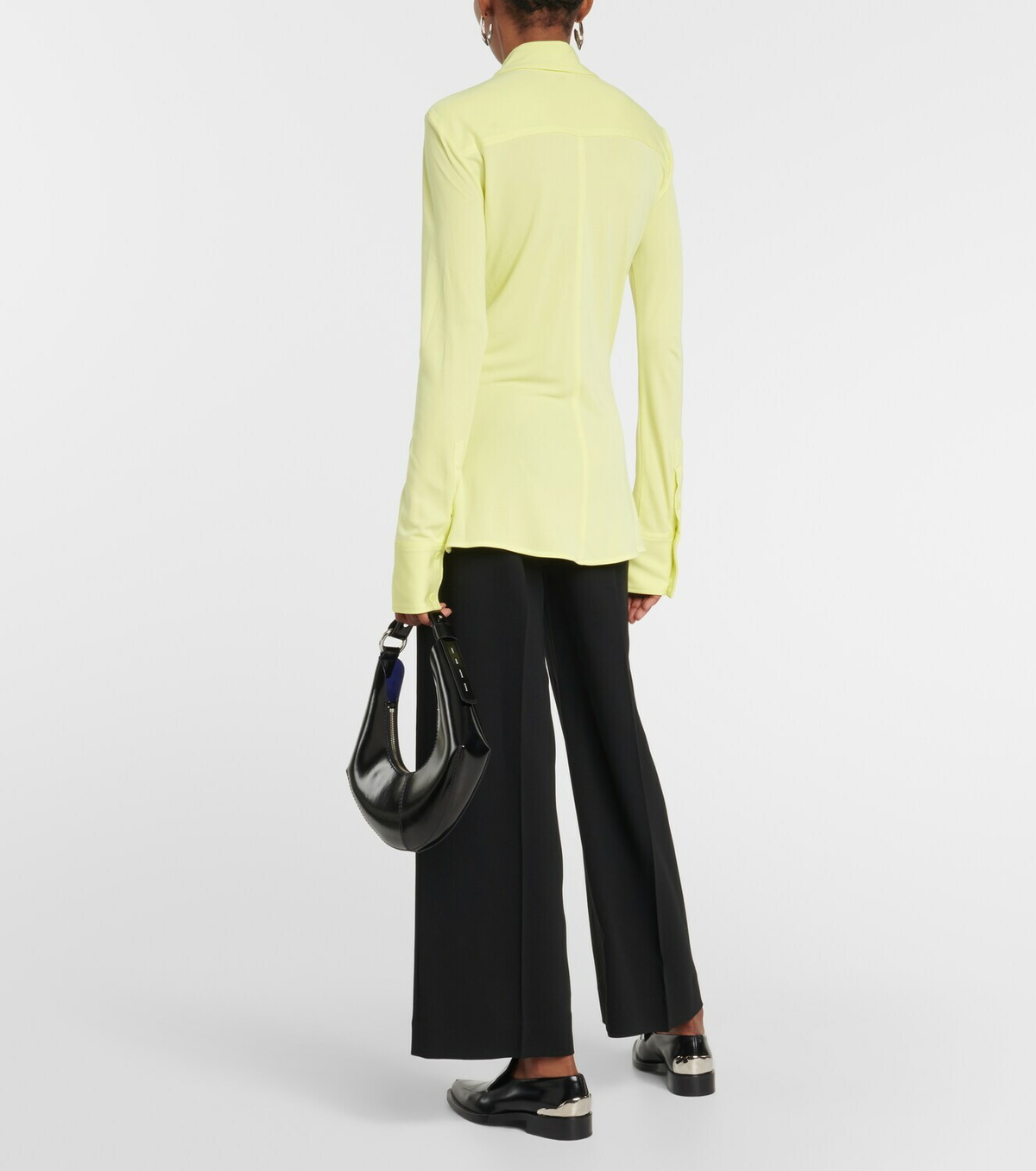Proenza Schouler White Label cutout jersey shirt