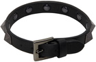 Valentino Garavani Black Rockstud Bracelet