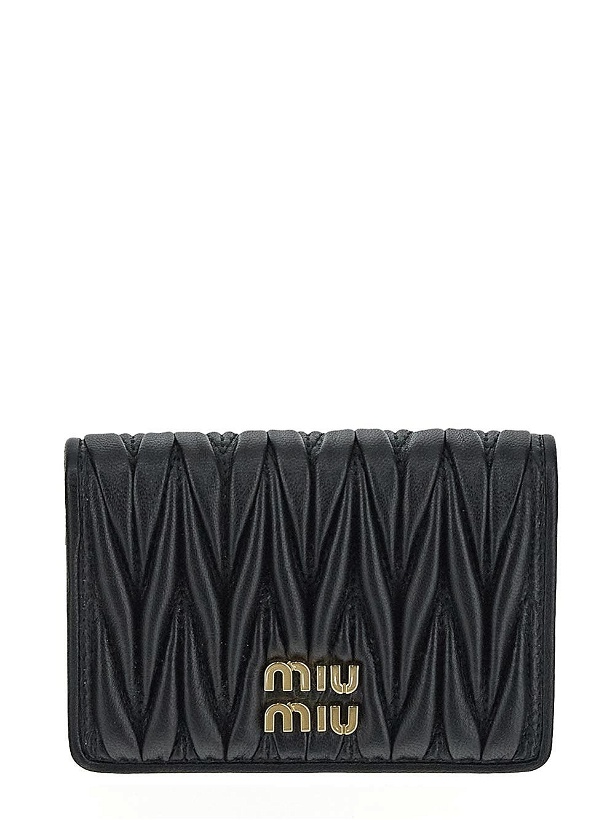 Photo: Miu Miu Logo Wallet