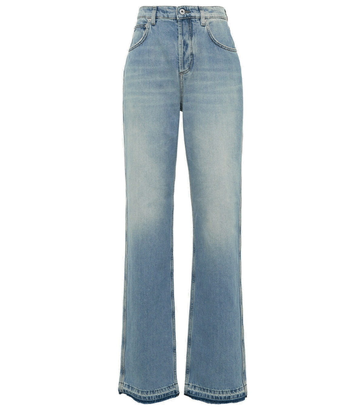 【完売前に！】LOEWE アナグラム high rise wide leg ジーンズ LOEWE High-rise wide-leg jeans | NET-A-PORTER