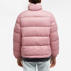 Napapijri Women's Box Logo Puffer Jacket in Pink Foxglove