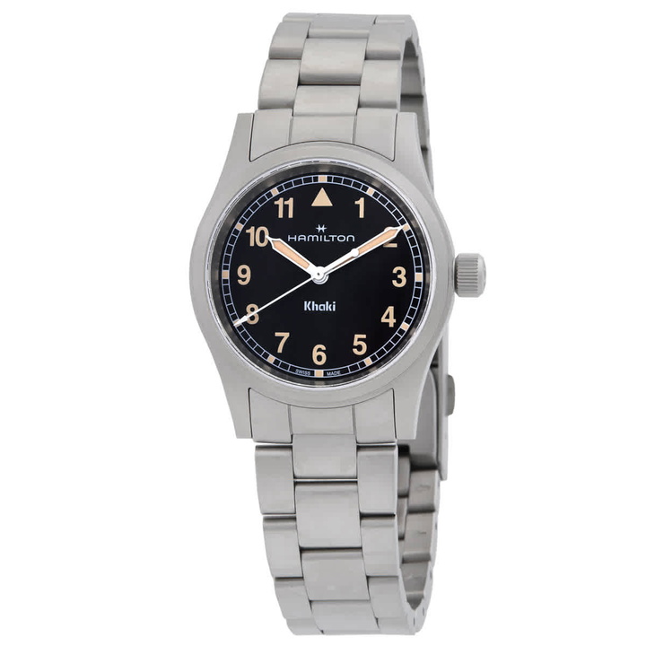 Photo: Hamilton Khaki Field Quartz Black Dial Ladies Watch H69301131