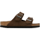 Birkenstock Brown Regular Arizona Soft Footbed Sandals