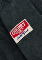 Cherry Los Angeles Logo-appliquéd Hooded Quilted Denim Jacket Black