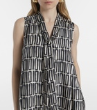 'S Max Mara Jackie silk twill midi dress