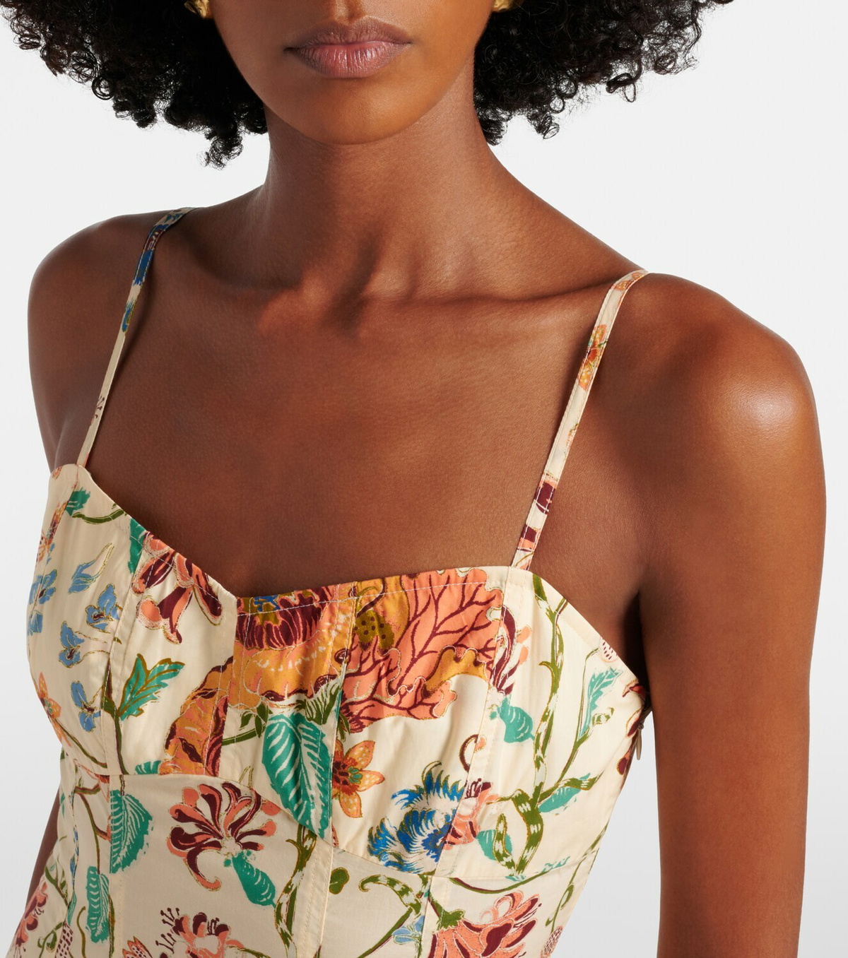 Ulla Johnson Fiora floral cotton midi dress