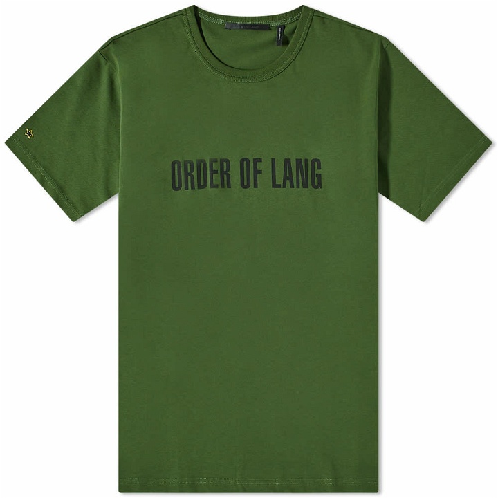 Photo: Helmut Lang Men's Societas T-Shirt in Evergreen