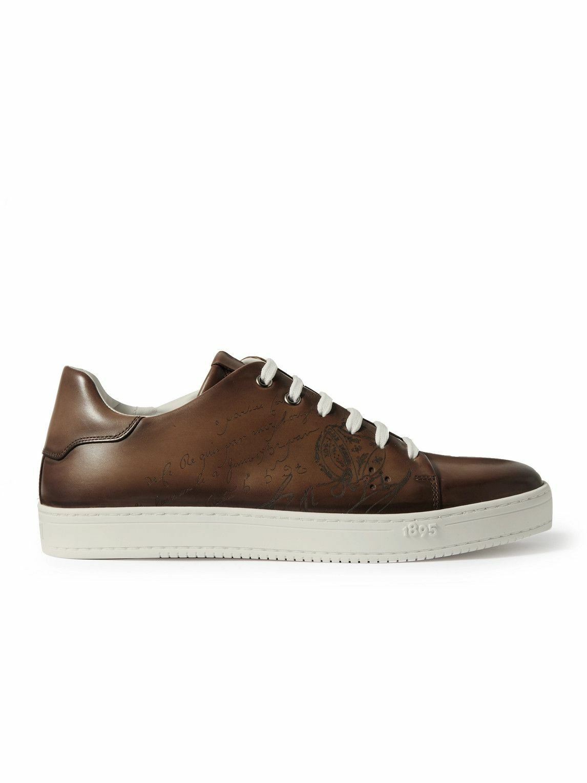 Berluti - Scritto Venezia Leather Sneakers - Brown Berluti