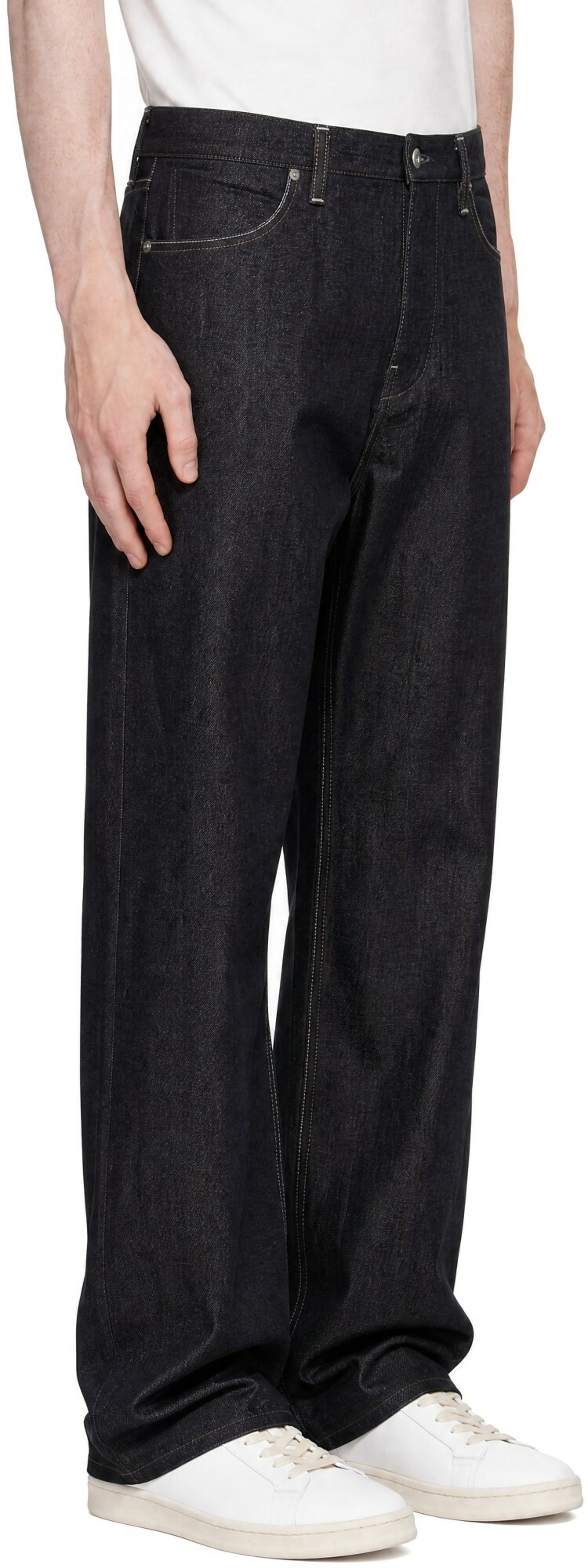Jil Sander Blue Loose Denim Jeans