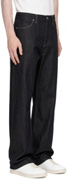 Jil Sander Blue Loose Denim Jeans