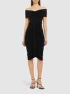 ALEXANDER WANG Off-the-shoulder Ruched Mini Dress