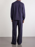 Blue Blue Japan - Cotton-Blend Shirt - Blue