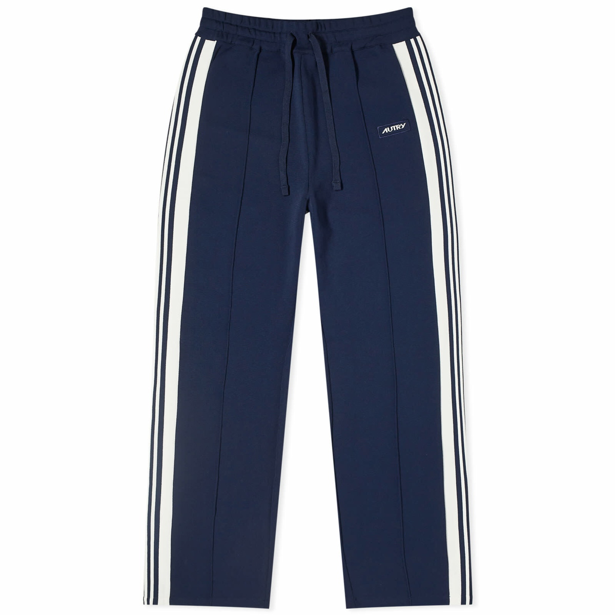 Autry Men's Side Stripe Track Pant in Blue