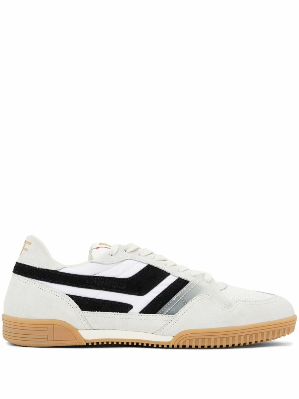 【TOM FORD】アルカンターラテック&レザー ローカットスニーカー TOM FORD - Alcantara Tech & Leather Low Sneakers TOM FORD