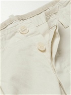 Applied Art Forms - DM1-1 Straight-Leg Cotton-Canvas Trousers - White