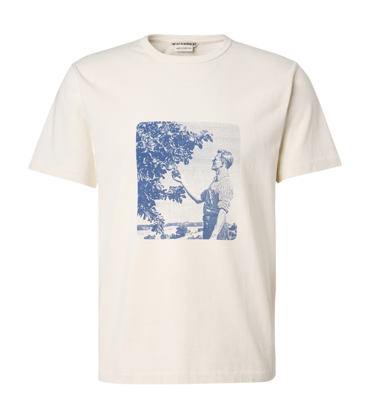 Photo: JW Anderson Printed cotton jersey T-shirt