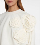 Valentino Floral appliqué sweatshirt