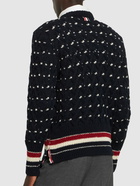 THOM BROWNE All Over Cable Stitch Classic Sweater