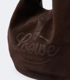 Loewe Roomy suede shoulder bag