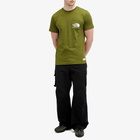 The North Face Men's Berkeley California Pocket T-Shirt in Forest Olive