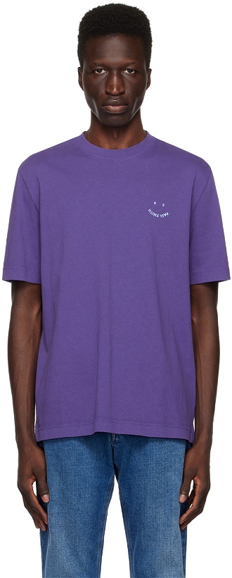 Photo: PS by Paul Smith Purple Happy T-Shirt