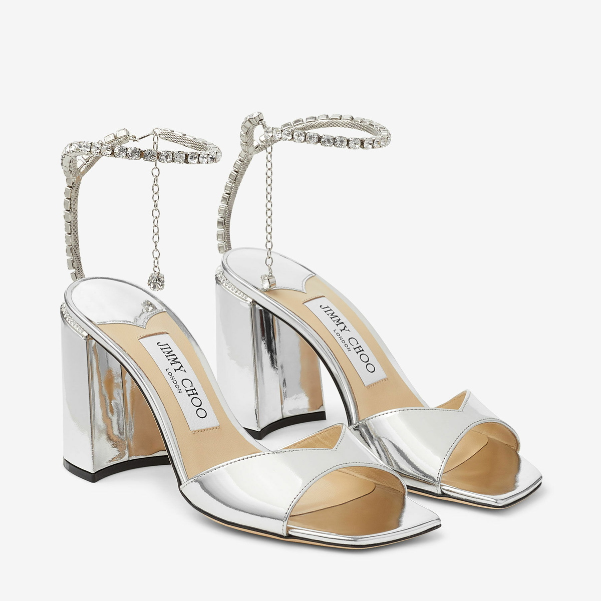 Jimmy Choo Saeda Sandal Block Heel 85 Shoe