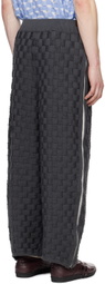 Isa Boulder SSENSE Exclusive Gray Chess Trousers