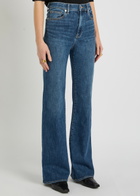 Veronica Beard Crosbie Flared-leg Jeans Denim