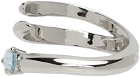 Alan Crocetti SSENSE Exclusive Silver Topaz Shard Ring