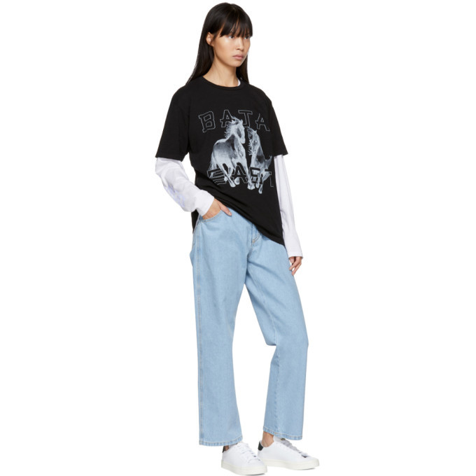 Baja East Black Freedom T-Shirt