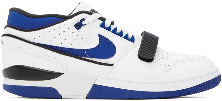 Photo: Nike White & Blue Air Alpha Force 88 Sneakers