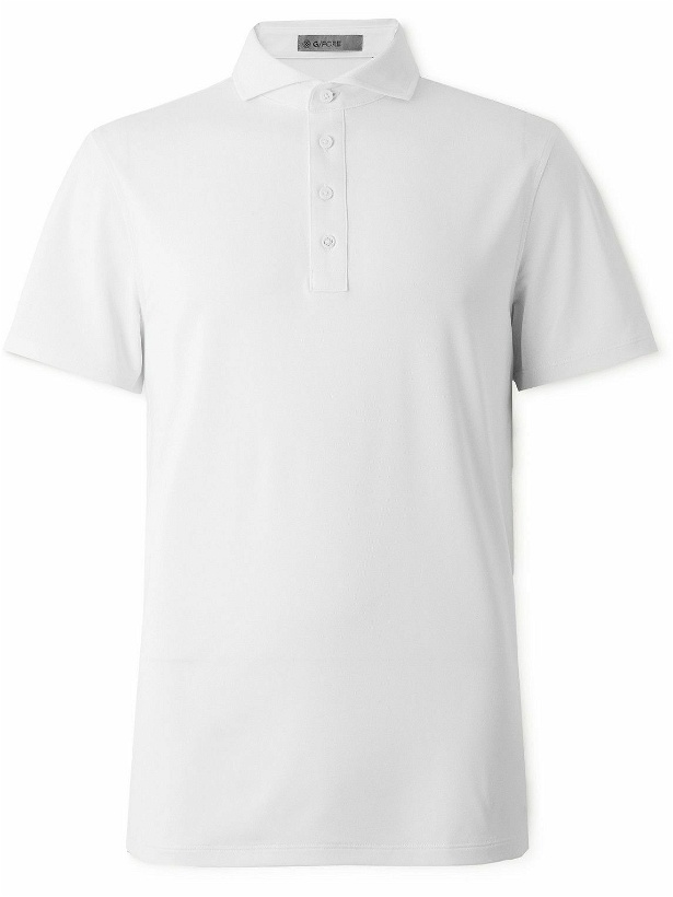 Photo: G/FORE - Rib Gusset Stretch Tech-Piqué Golf Polo Shirt - White