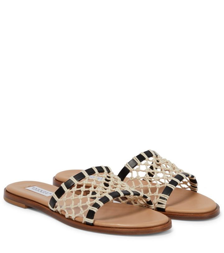 Photo: Gabriela Hearst - Neo leather-trimmed sandals