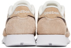 Reebok Classics Beige Classic Leather Sneakers