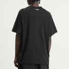 Y-3 Men's Distressed Short Sleeve T-Shirt in Black
